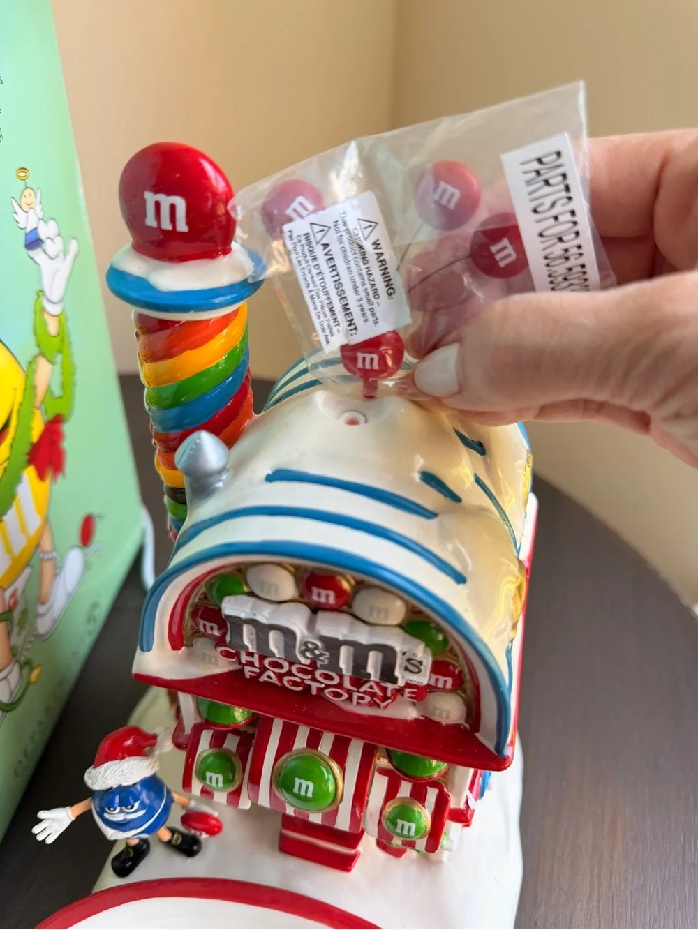 Department 56 M&M Lighted Christmas Candy Factory New with Box